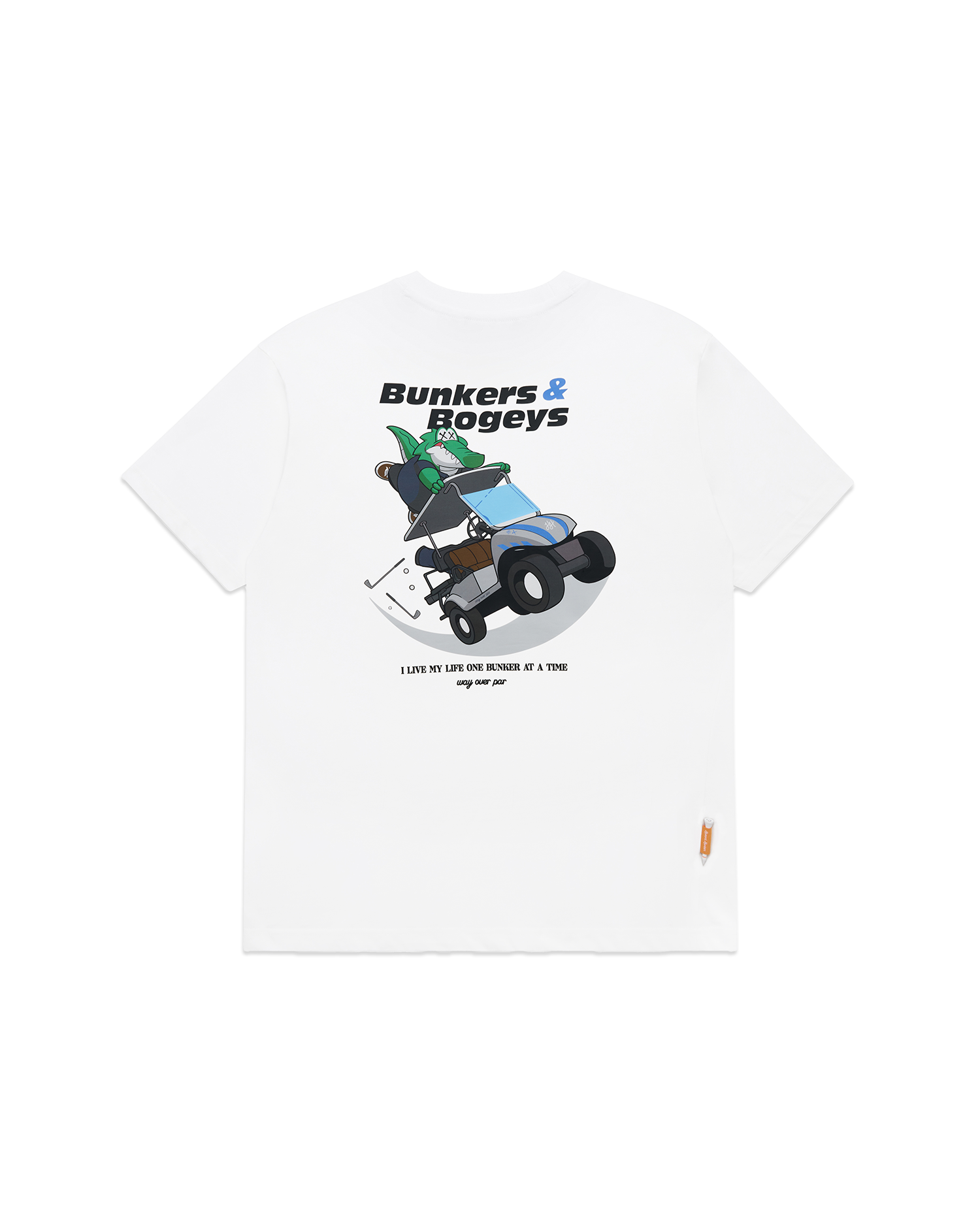 Bunkers & Bogeys T-shirt Back