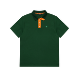 Men's Chippy Polo Cream green front