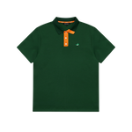 Men's Chippy Polo Cream green front