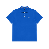 Blue polo shirt with HH embroidery